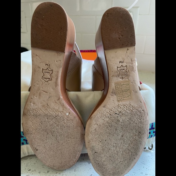 Tory Burch Miller Wedge Sandals - Picture 4 of 7